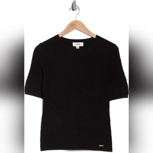 Jason WU Textured Elbow Sleeve Sweater .